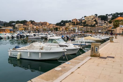 Port de Soller in february, Majorca