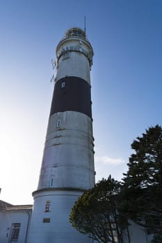Island of Sylt, Germany. The historic lighthouse of Kampen, also called "Long Christian"" (German: Langer Christian), built in 1853."