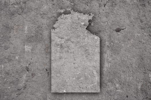 Map of Northern Territory on weathered concrete