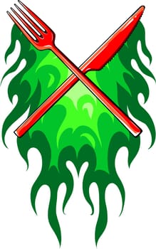 vector Fork Knife Restaurant Icon