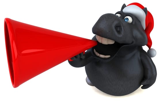 Fun horse - 3D Illustration