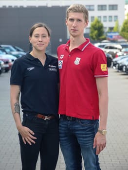 German swimmer Sarah Koehler SG Frankfurt and German swimmer Florian Wellbrock SC Magdeburg