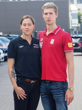 German swimmer Sarah Koehler SG Frankfurt and German swimmer Florian Wellbrock SC Magdeburg