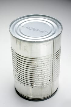 Food can on background
