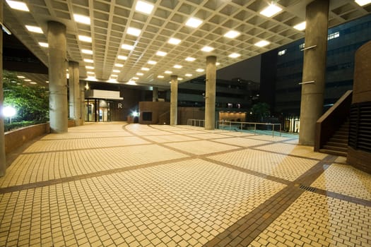 modern design interior of hall,corridor.