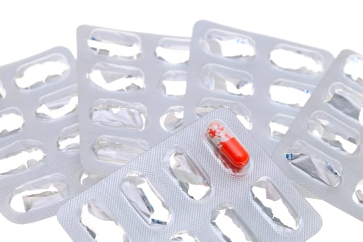 Last capsule of drug in package