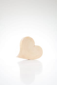A heart - made of wood