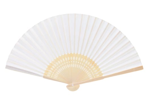 folding fan isolated on a white background
