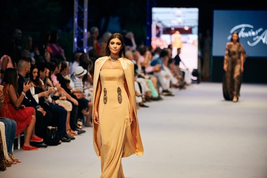 marbella fashion show celebrities on fire