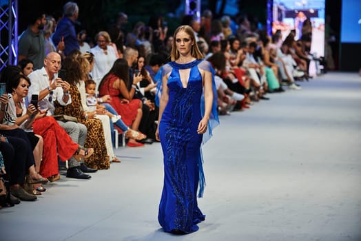 marbella fashion show celebrities on fire