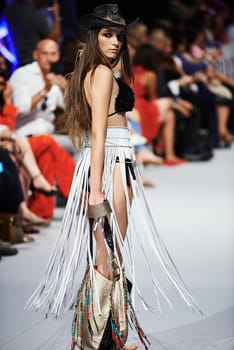marbella fashion show celebrities on fire