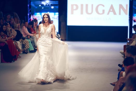 marbella fashion show celebrities on fire