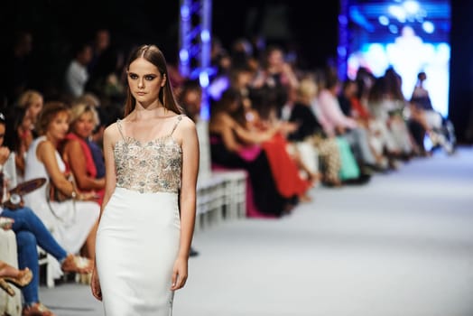 marbella fashion show celebrities on fire