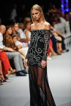 marbella fashion show celebrities on fire