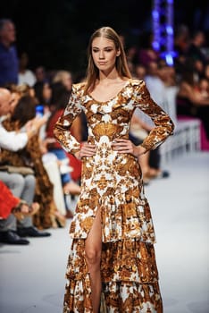 marbella fashion show celebrities on fire