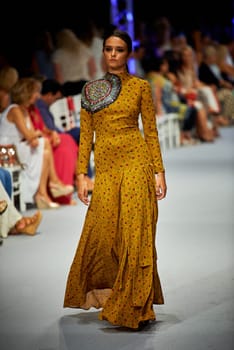 marbella fashion show celebrities on fire