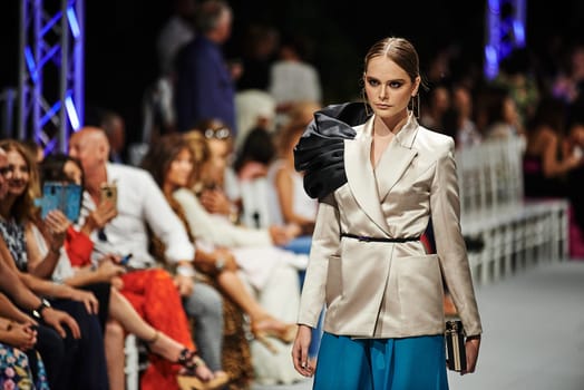 marbella fashion show celebrities on fire