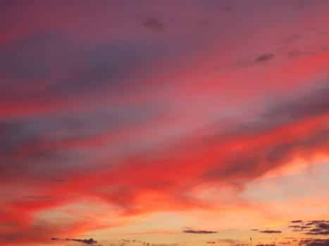 beautiful sunset sunset red clouds dawn color