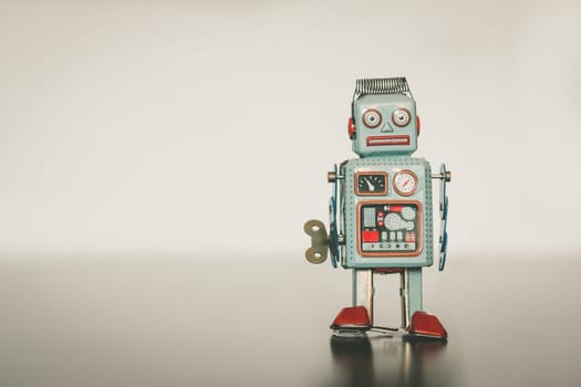 Symbol for a chatbot or social bot and algorithms