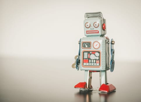Symbol for a chatbot or social bot and algorithms