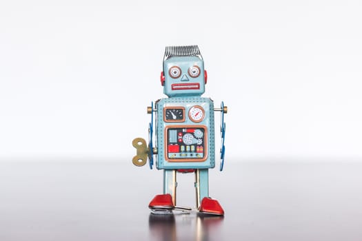 Symbol for a chatbot or social bot and algorithms