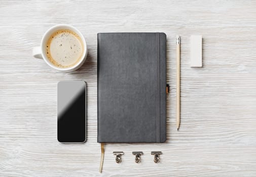 Branding stationery mockup. Template for placing your design. Flat lay.