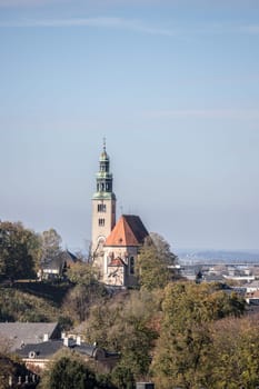 History church in the old city of Salzburg
