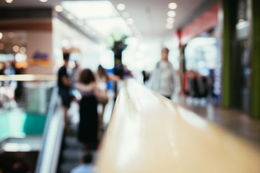 Blurry shopping mall / shopping center