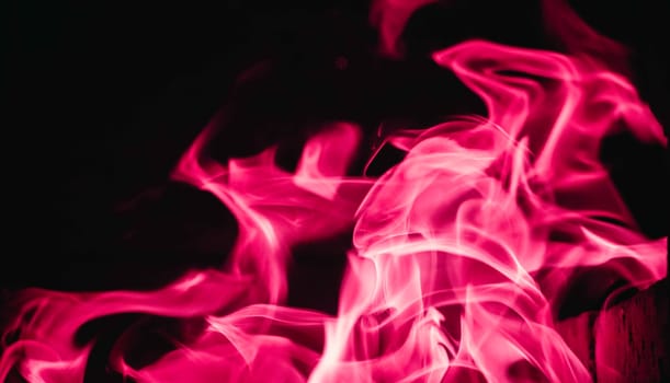 Blaze fire flame background and textured, pink and black