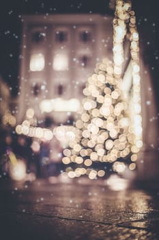 Christmas market in Salzburg, lights and city flair