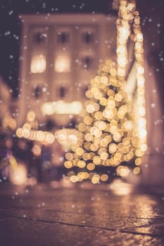 Christmas market in Salzburg, lights and city flair