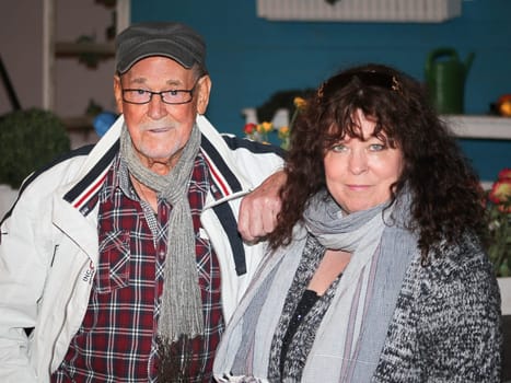 German actor Herbert Koefer with his wife Heike Koefer