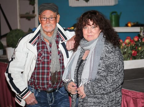 German actor Herbert Koefer with his wife Heike Koefer
