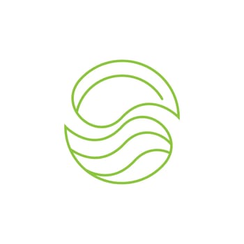 Vegan element Vector icon design illustration Template