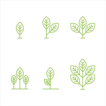 Vegan element Vector icon design illustration Template