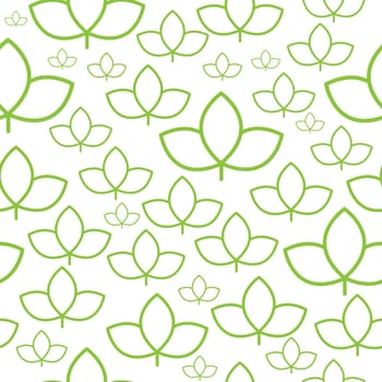 Vegan seamless Vector icon design illustration Template