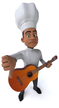 Fun chef - 3D Illustration