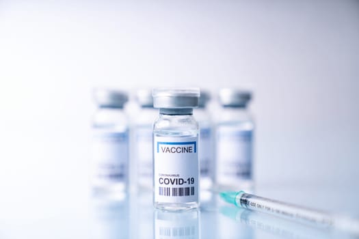 close-up vaccine corona virus use injection