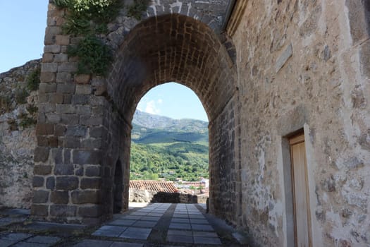 beautiful old monument gate stone building church