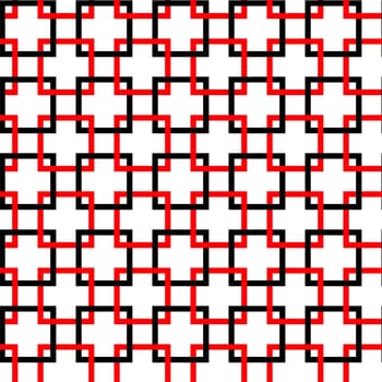 illustration of geometric shapes pattern for printing, textile, wallpaper and interior designs