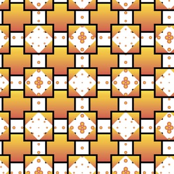 illustration of geometric shapes pattern for printing, textile, wallpaper and interior designs