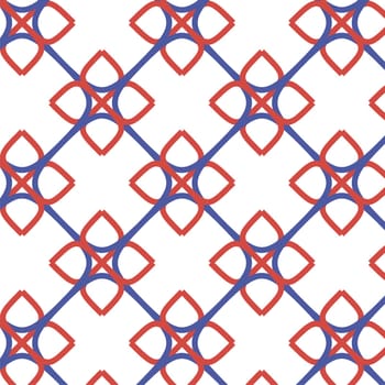 illustration of geometric shapes pattern for printing, textile, wallpaper and interior designs