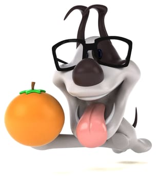 Fun dog - 3D Illustration