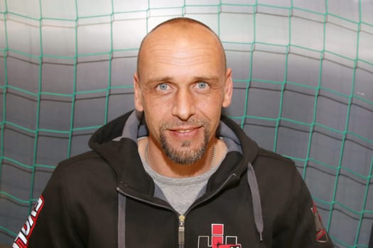 St.Pauli icon Holger Stanislawski,press conference Hamburg Basket Bowl XII in the REWE market Stanislawski & Laas Krohnskamp Hamburg,13.04.2015