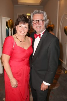 Christa Goetsch with husband Karlheinz,charity event Blauer Ball 2015 at the Hotel Atlantic,Hamburg,11.04.2015