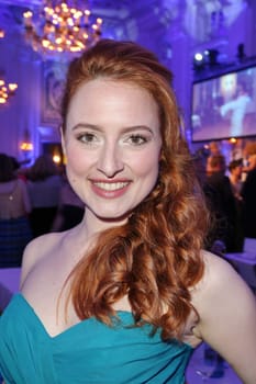 Wanda Perdelwitz (Godmother for a Tombola Prize),Charity Event Blue Ball 2015 at the Hotel Atlantic,Hamburg,11.04.2015