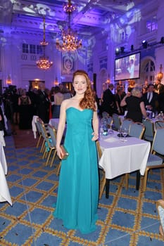 Wanda Perdelwitz (Godmother for a Tombola Prize),Charity Event Blue Ball 2015 at the Hotel Atlantic,Hamburg,11.04.2015