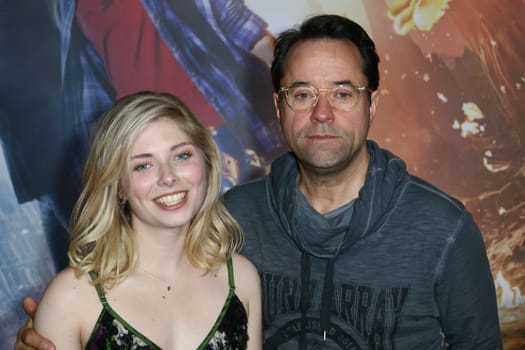 Lilian Prent,Jan Josef Liefers,cinema premiere Mara and the Feuerbringer,Kino Cinedom,Koeln,29.03.2015