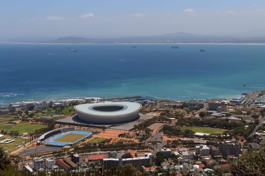 A view of Greepoint stadium, made for FIFA 2010, Cape Town