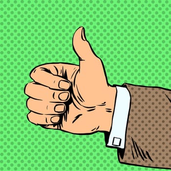 The gesture is all well fine and hitchhiking journey pop art comics retro style Halftone. Imitation of old illustrations